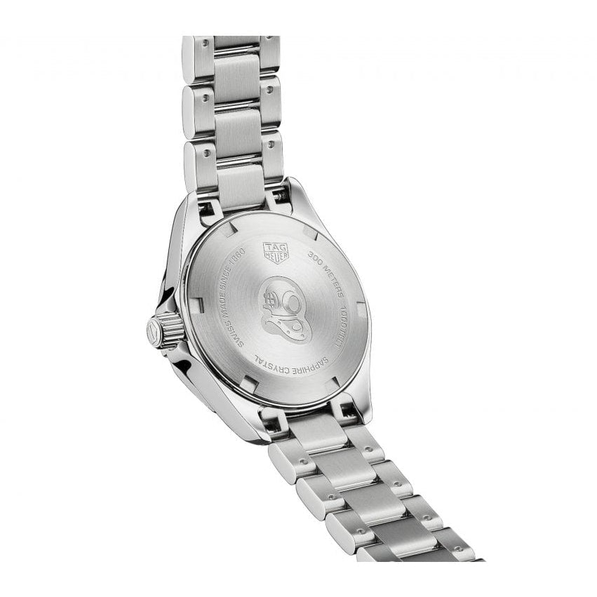 Tag Heuer Aquaracer Diamonds Women's Watch WBD1414.BA0741 – Mother of Pearl Dial with Silver Steel Strap