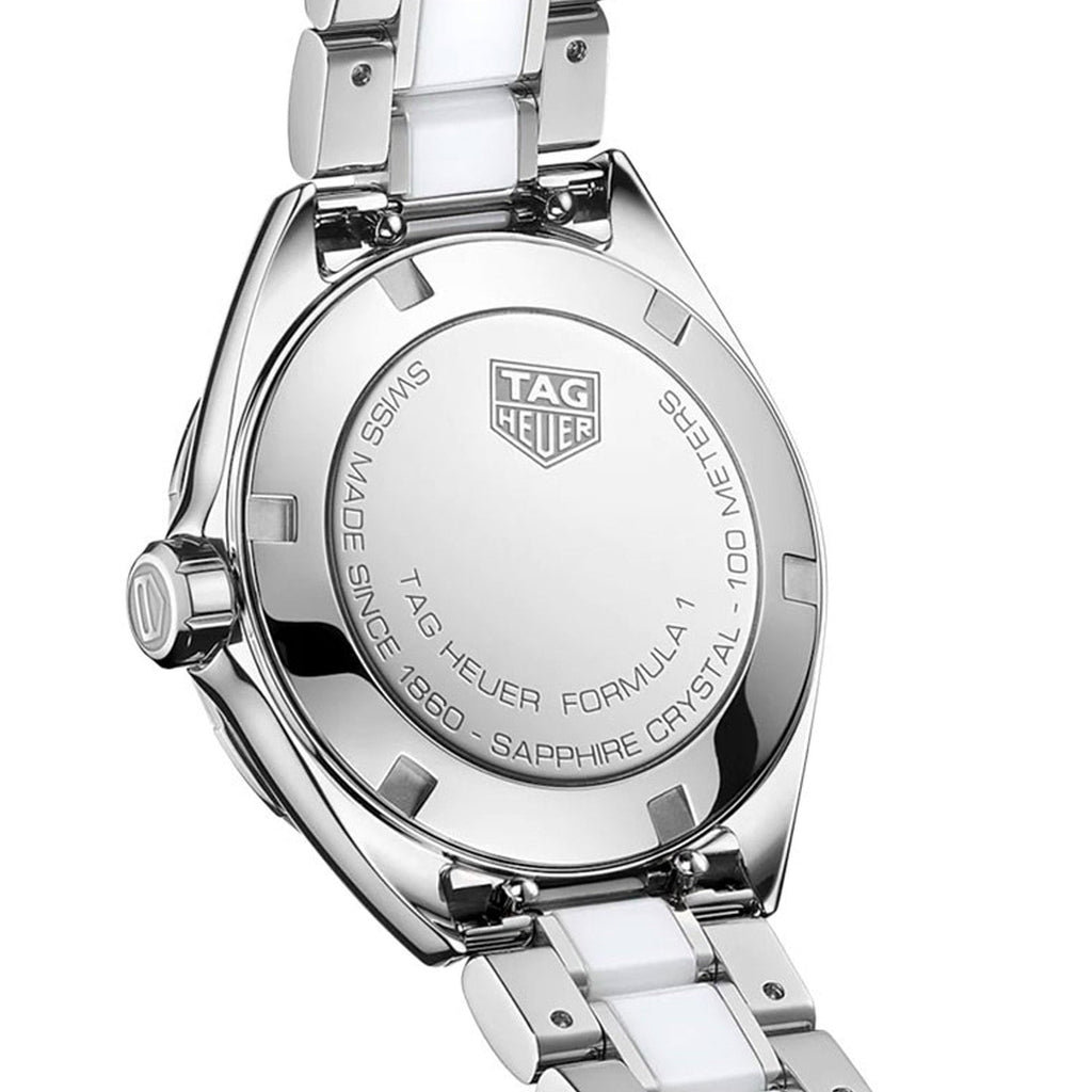 Tag Heuer Formula 1 Quartz White Dial Two Tone Steel Strap Watch for Women - WBJ141AC.BA0974