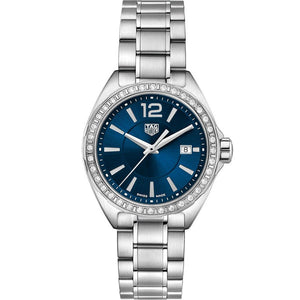 Tag Heuer Formula 1 Diamonds Blue Dial Silver Steel Strap Watch for Women - WBJ1416.BA0664