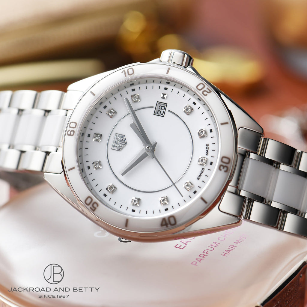 Tag Heuer Formula 1 Diamonds Women's Watch WBJ141AD.BA0974 – White Dial with Two-Tone Steel Strap