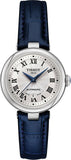 Tissot T126.207.16.013.00 Bellissima Automatic Women's Watch – Silver Dial & Blue Leather Strap