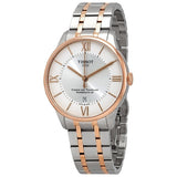 Tissot Chemin des Tourelles Powermatic 80 Silver Dial Two Tone Steel Strap Watch for Men - T099.407.22.038.02