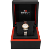 Tissot Le Locle Lady Automatic Diamonds Silver Dial Two Tone Steel Strap Watch For Women - T006.207.22.036.00