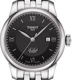 Tissot Le Locle Automatic Lady Black Dial Silver Steel Strap Watch For Women - T006.207.11.058.00