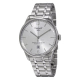 Tissot Chemin Des Tourelles Powermatic 80 Silver Dial Silver Steel Strap Watch For Men - T099.407.11.037.00