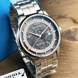 Tissot Luxury Powermatic 80 Anthracite Grey Dial Silver Steel Strap Watch For Men - T086.407.11.061.10