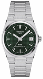 Tissot T137.207.11.091.00 PRX Powermatic 80 Men's Watch – Green Dial & Silver Steel Strap