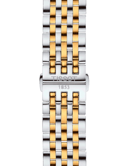 Tissot T Classic Tradition Chronograph White Dial Two Tone Steel Strap Watch For Men - T063.617.22.037.00