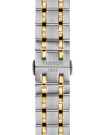 Tissot Chemin Des Tourelles Powermatic 80 Cosc Silver Dial Two Tone Steel Strap Watch For Men - T099.408.22.038.00