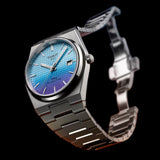 Tissot T137.407.11.351.01 PRX Powermatic 80 Men's Watch – Gradient Blue Dial & Silver Steel Strap