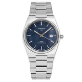 Tissot PRX Powermatic 80 Blue Dial Silver Steel Strap Watch for Men - T137.407.11.041.00