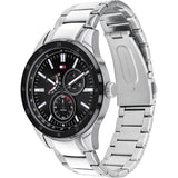 Tommy Hilfiger Austin Black Dial Silver Steel Strap Watch for Men - 1791639