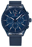 Tommy Hilfiger 1791471 Gavin Chronograph Men's Watch – Blue Dial & Blue Mesh Bracelet