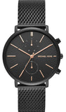 Michael Kors MK8504 Jaryn Men's Watch – Black Dial & Black Stainless Steel Bracelet