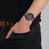 Fossil FS5512 Neutra Chronograph Men’s Watch – Grey Dial & Brown Leather Strap