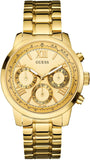 Guess W0330L1 Sunrise Chronograph Women’s Watch – Gold Dial & Gold Steel Strap