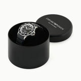 Emporio Armani Sea Explorer Automatic Black Dial Black Silicone Strap Watch For Men - AR60078