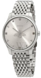 Gucci YA1264153 G-Timeless Quartz Women's Watch – Silver Dial & Silver Steel Bracelet