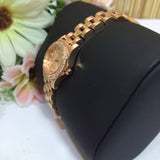 Marc Jacobs Henry Rose Gold Dial Rose Gold Steel Strap Watch for Women - MBM3278