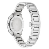 Gucci GG2570 Diamonds Black Dial Silver Steel Strap Watch For Women - YA142503
