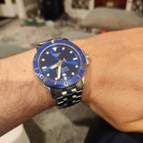 Tissot T120.410.11.041.00 Seastar 1000 Men’s Watch – Blue Dial & Silver Stainless Steel Bracelet