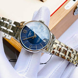 Tissot Chemin Des Tourelles Powermatic 80 Lady Blue Dial Silver Steel Strap Watch For Women - T099.207.11.048.00