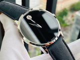 Movado 0607194 Museum Classic Men's Watch – Black Dial & Black Leather Strap