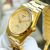 Tissot T137.407.33.021.00 PRX Powermatic 80 Men's Watch – Gold Dial & Gold Steel Strap