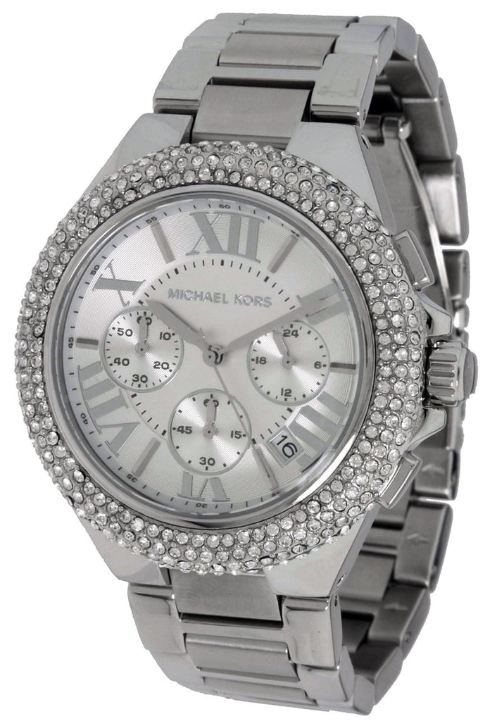 Michael Kors Camille Silver Dial Silver Steel Strap Watch for Women - MK5634
