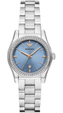 Emporio Armani AR11593 Federica Women’s Watch – Three-Hand Date Blue Dial & Silver Steel Strap