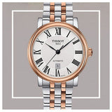 Tissot Carson Premium Lady Silver Dial Two Tone Steel Strap Watch For Women - T122.210.22.033.01