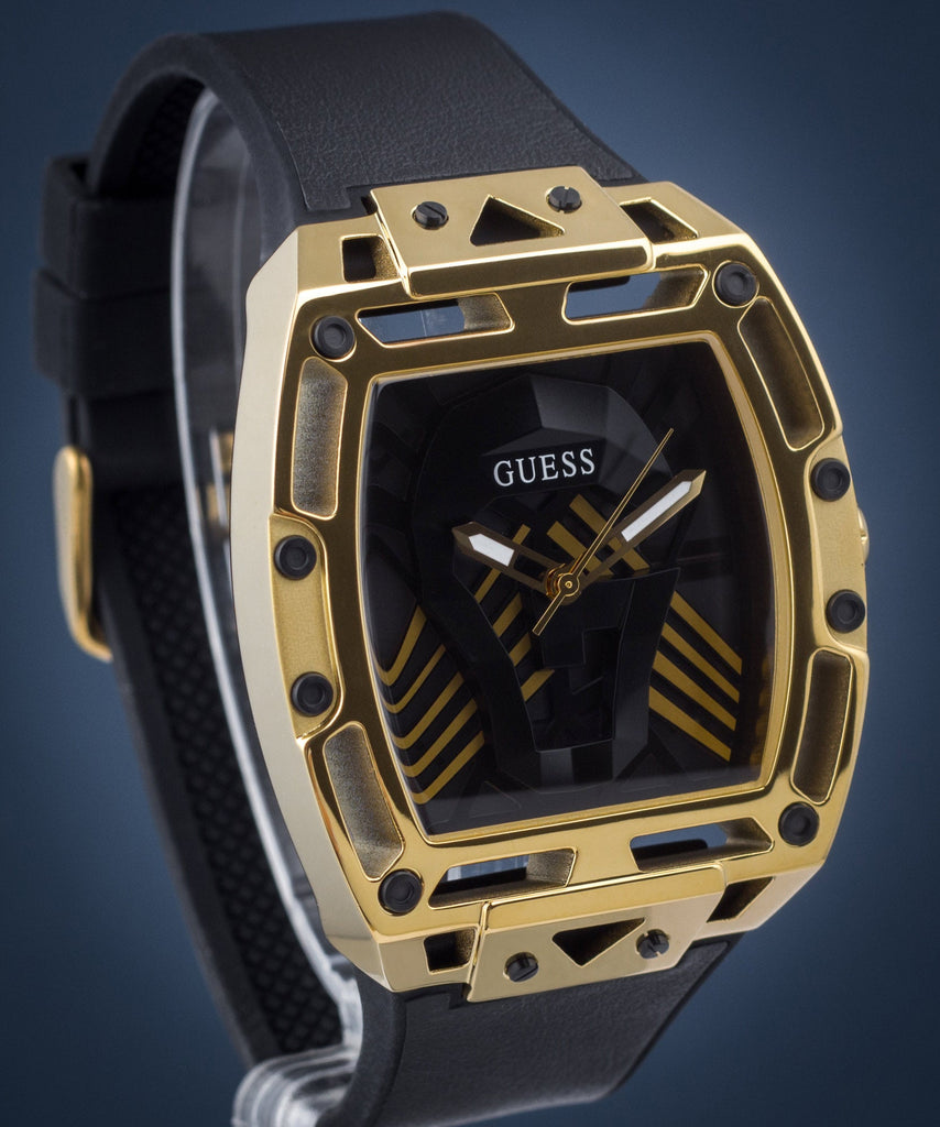 Guess GW0500G1 Legend Men’s Watch – Black Dial & Black Rubber Strap