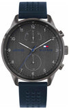 Tommy Hilfiger 1791578 Chase Quartz Men's Watch – Grey Dial & Blue Leather Strap