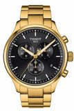 Tissot T116.617.33.051.00 Chrono XL Classic Men's Watch – Black Dial & Gold Steel Bracelet
