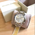 Michael Kors Bradshaw Silver Dial Silver Steel Strap Watch for Men - MK5535