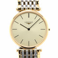 Longines La Grande Classique De Longines Gold Dial Two Tone Mesh Bracelet Watch for Women - L4.755.2.32.7