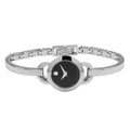 Movado Rondiro 22mm Black Dial Silver Steel Strap Watch For Women - 0606796