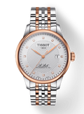 Tissot Le Locle Powermatic 80 Diamond Silver Dial Two Tone Steel Strap Watch For Men - T006.407.22.036.01