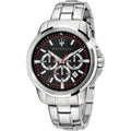 Maserati Successo Chronograph Black Dial Stainless Steel Watch For Men - R8873621009