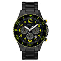 Marc Jacobs Rock Chronograph Black Dial Black Stainless Steel Strap Watch for Men - MBM5026