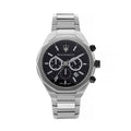 Maserati Stile Chronograph Black Dial Stainless Steel Watch For Men - R8873642004