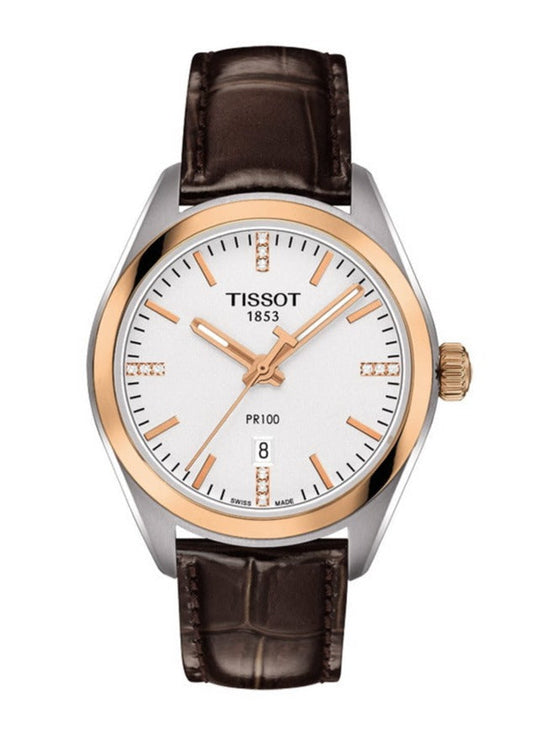 Tissot PR 100 Lady Diamonds Watch For Women - T101.210.26.036.00