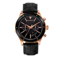 Maserati Circuito 44mm Black Dial Leather Strap Watch For Men - R8871627001
