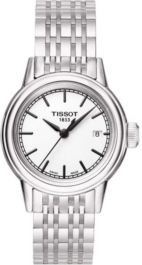 Tissot Carson Lady Steel Quartz Watch For Women - T085.210.11.011.00