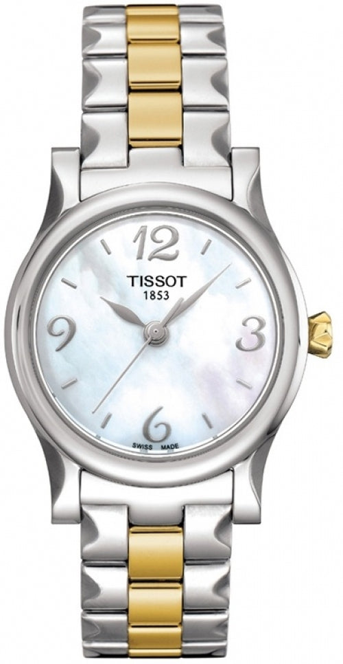 Tissot T Wave Mother of Pearl Dial Watch For Women - T028.210.22.117.00