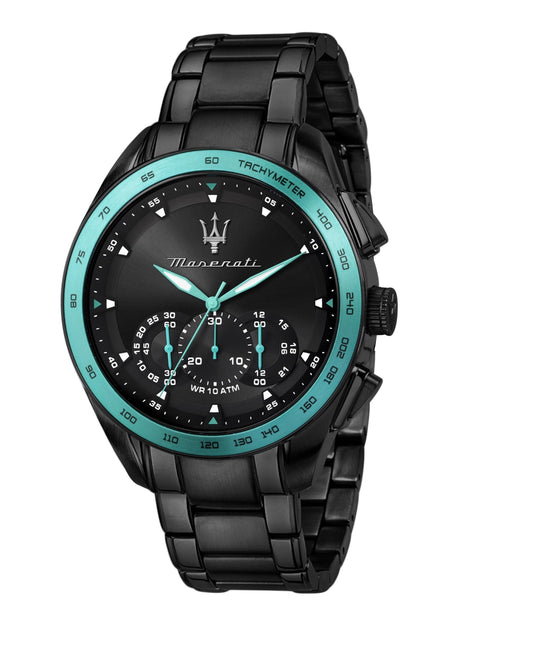 Maserati Traguardo Aqua Edition Black Watch For Men - R8873644002