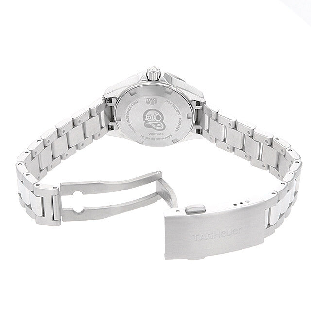 Tag Heuer Aquaracer Quartz Diamonds Mother of Pearl Dial Silver Steel Strap Watch for Women - WBD1413.BA0741