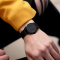 Calvin Klein Minimal Black Dial Black Mesh Bracelet Watch for Men - K3M224B1