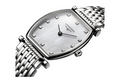 Longines La Grande Classique de Longines Tonneau Diamonds Mother of Pearl Dial Silver Steel Strap Watch for Women - L4.205.4.87.6