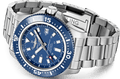 Breitling Superocean 44mm Special Blue Dial Silver Steel Strap Watch for Men - Y17393161C1A1